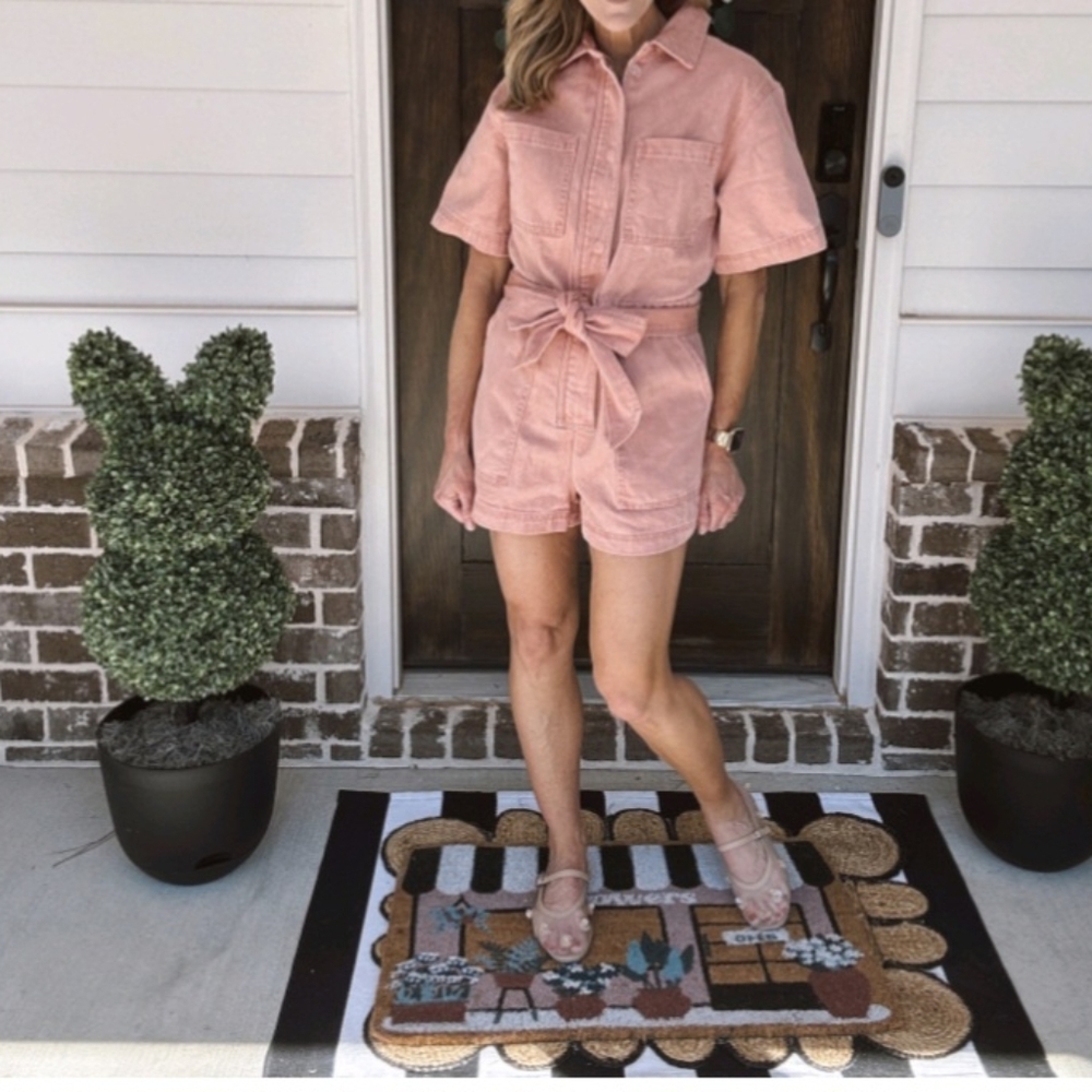 Denim Romper - Picture 6 of 7